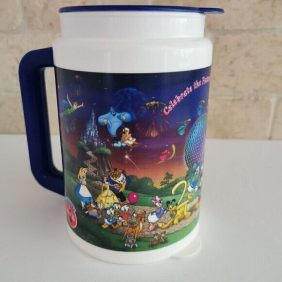 Walt Disney World Travel Mug Refill Celebrate The Future Hand In Hand - Picture 4 of 12